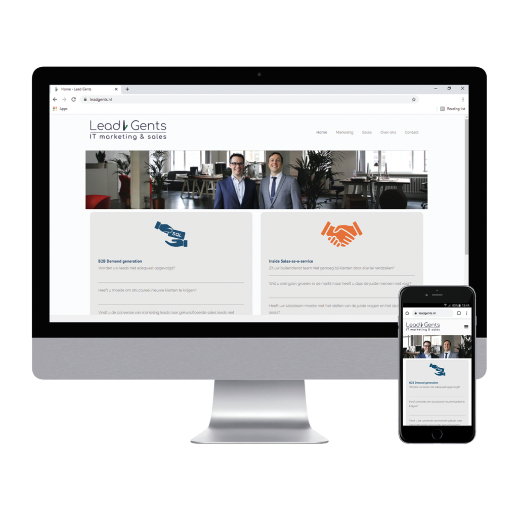Webdesign Lead Gents marketing