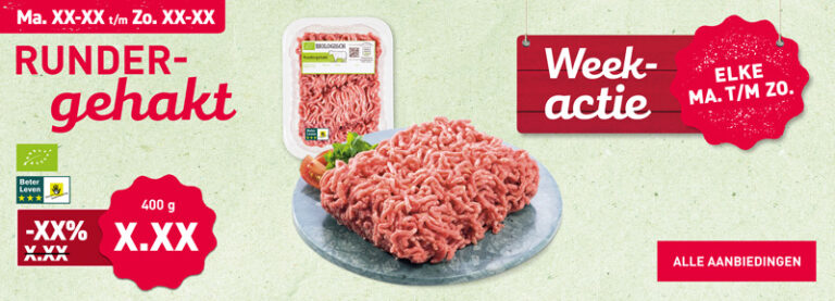 Weekbanner gehakt
