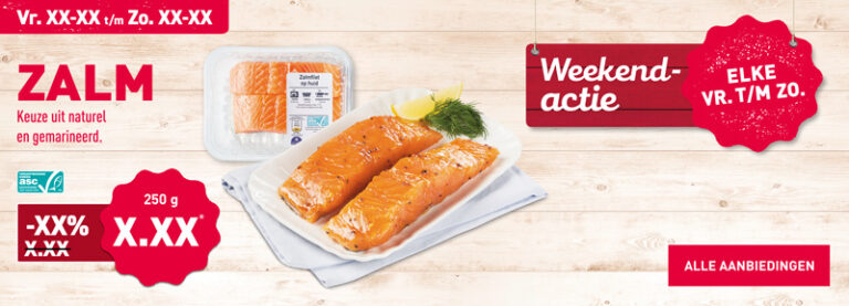 Weekendbanner zalm